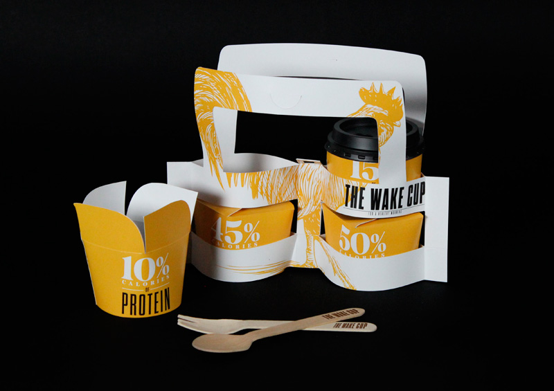 The wake cup, de Sol Balseca, Lina Yucumá y Valentina Uribe. Máster en diseño de packaging de ELISAVA, 2014-2015